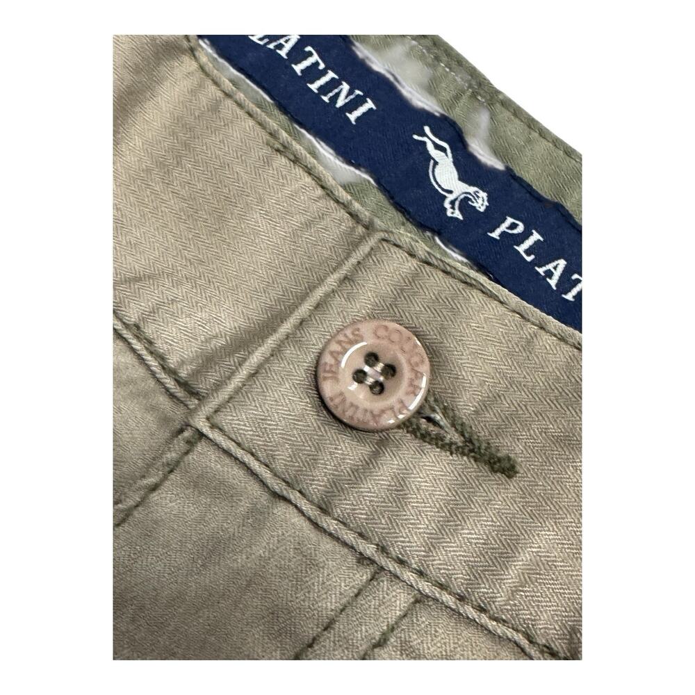 NWT Platini Jeans Cougar Men's Tan 42/32 Cargo Parachute Pants Gorpcore Outdoor - Picture 5 of 11